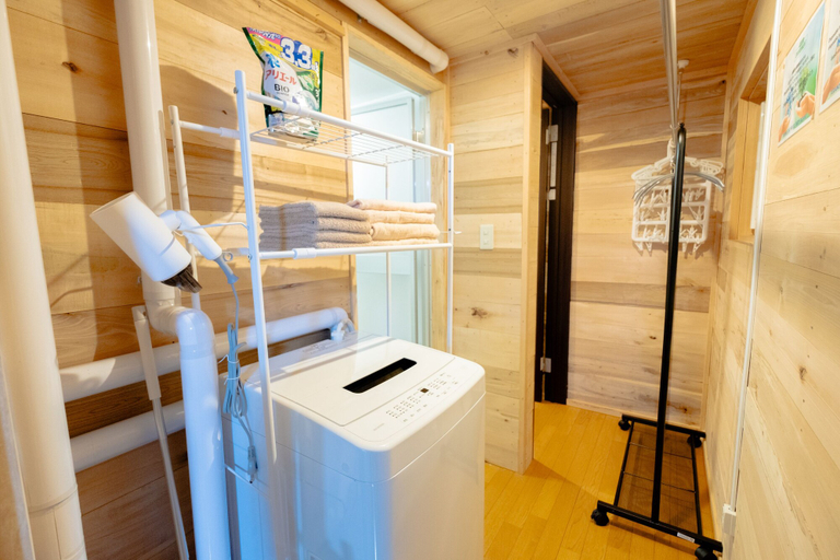 Bathroom 3, Furano Log House Farm Resort, Furano