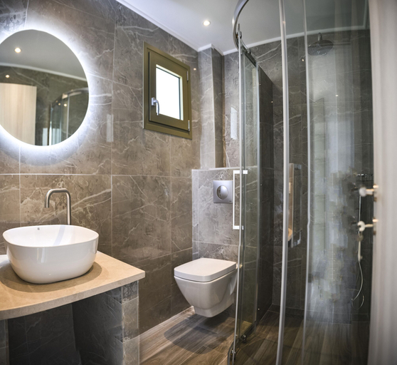 Bathroom 5, Oliva Suites, Central Macedonia