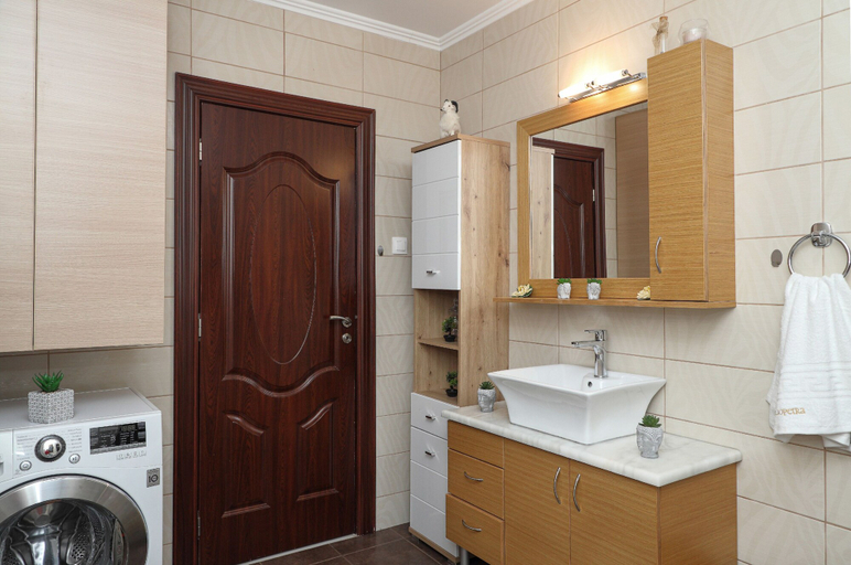 Bathroom, Heliopetra Lux Villa with private Pool, Crete