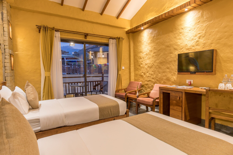 Bedroom 4, Bar Peepal Resort, Gandaki