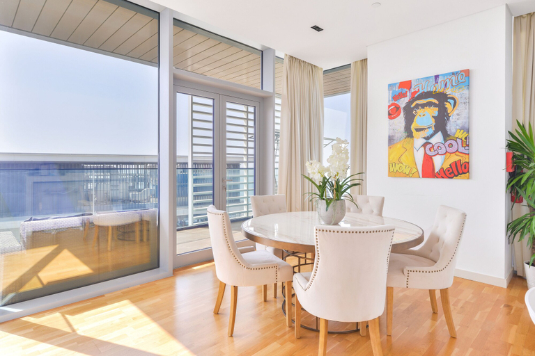 Dining room 3, Premium 2 plus1BR condo Bluewater Island, Dubai