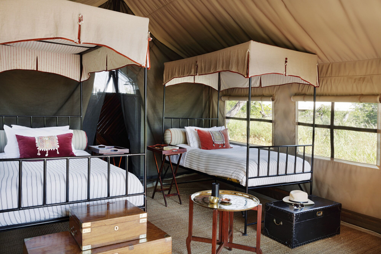Bedroom, Camp Kalahari, Tutume