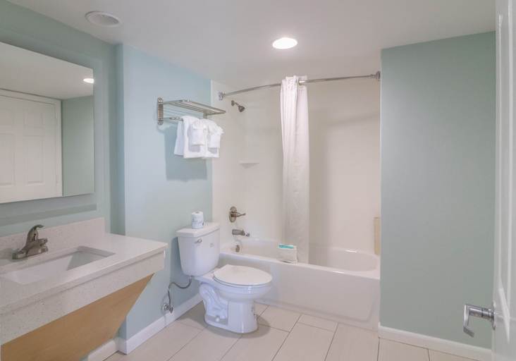 Bathroom 5, Boardwalk Inn and Suites, Volusia