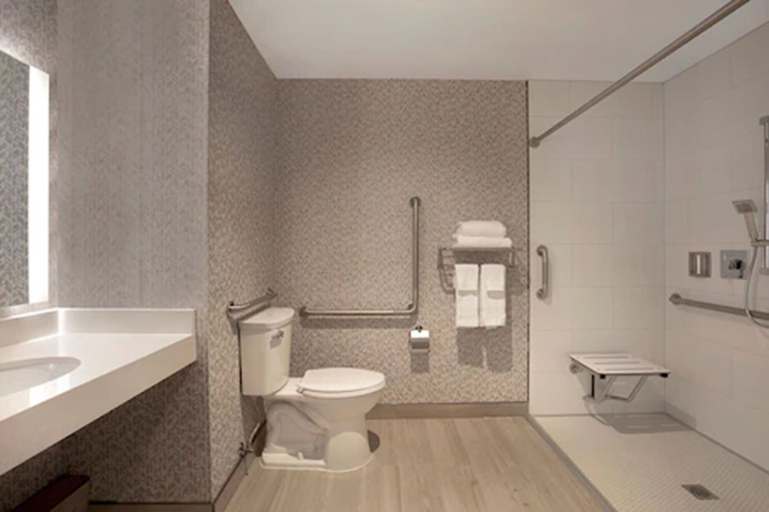 Bathroom 4, Great Blue Heron Hotel, Durham