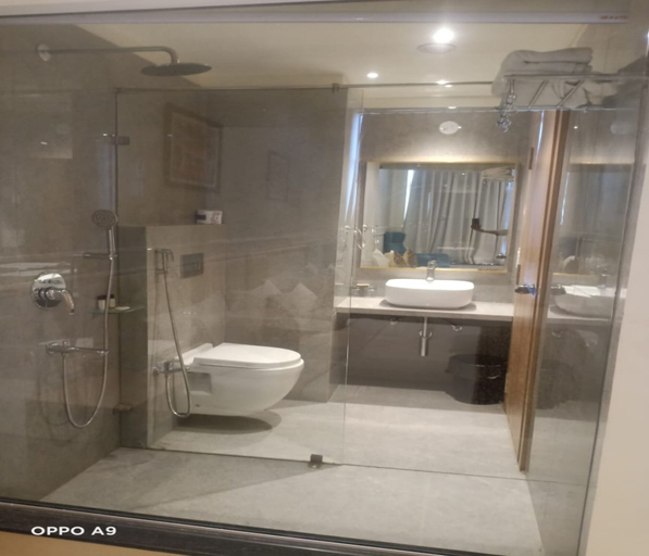 Bathroom, Hotel Poonam Residency, Wardha