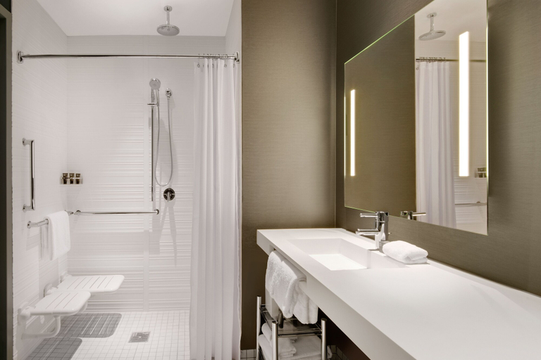 Bathroom 4, AC Hotel Asheville Downtown, Buncombe