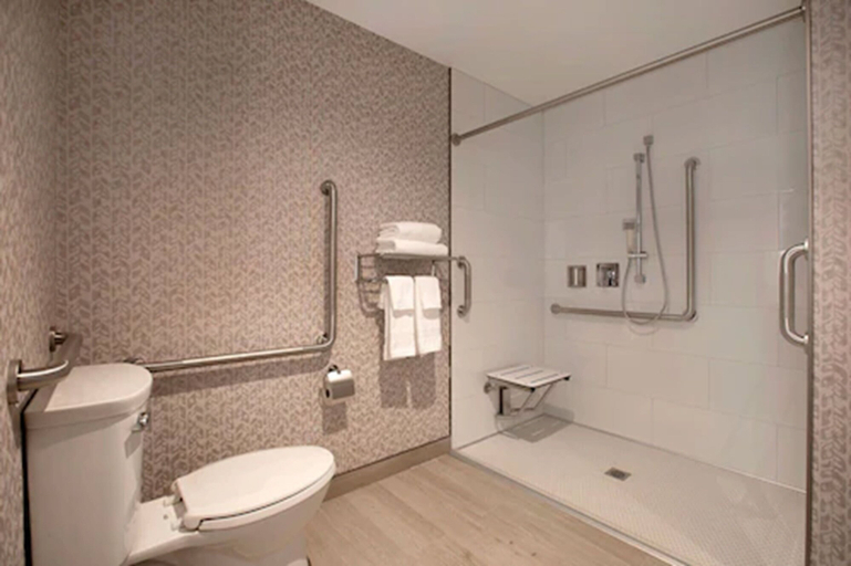 Bathroom 4, Great Blue Heron Hotel, Durham