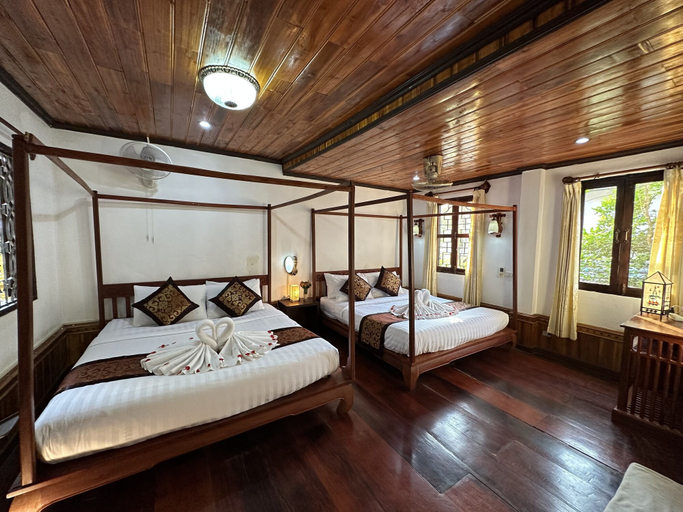 Bedroom 3, Villa Thida Mekong Riverside, Chomphet