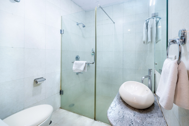 Bathroom 4, Olive Zip Rest House Road by Embassy Group, Bangalore