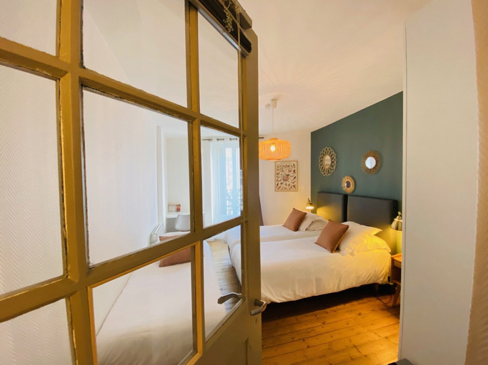 Bedroom 4, Hôtel Saint-Michel, Ille-et-Vilaine