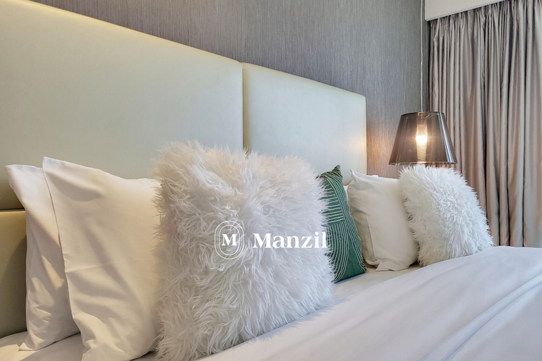 Bedroom 3, Manzil - Cozy 1BR in Paramount w Burj Khalifa View, Dubai