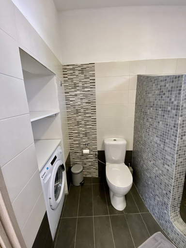 Bathroom 3, Sea Sound Villa at Perivolos Santorini, South Aegean