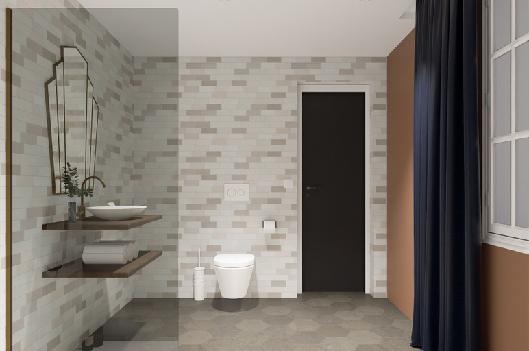 Bathroom 3, Grand Hotel de la Scala, Haute-Corse