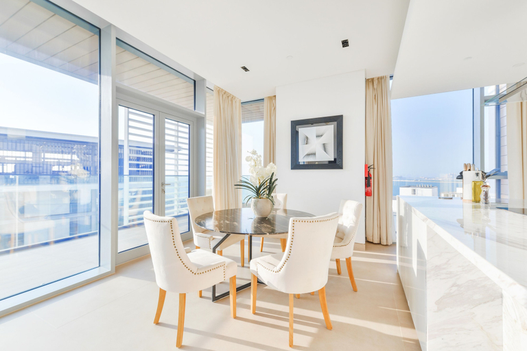 Dining room, Luxury 2BR - Awesome Views - Ain Dubai, Dubai