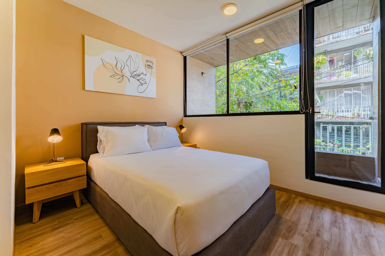 Bedroom 2, Condesa Cholula Lofts by VH, Mexico City
