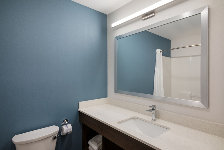 Bathroom 3, Woodspring Suites Austin Central, Travis