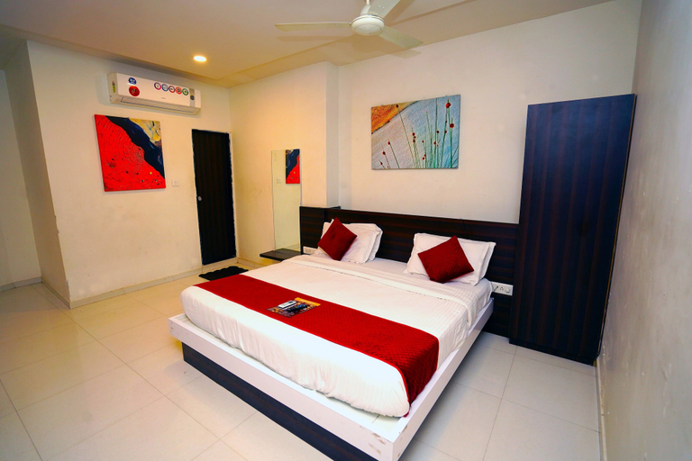 Bedroom 1, Hotel Sk, Rajkot
