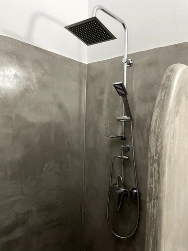 Bathroom 3, Sabbia Apartments 100m from Perissa Beach, South Aegean