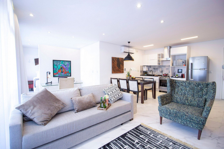 Loft moderno com AC na Pra��a Pôr do Sol, São Paulo