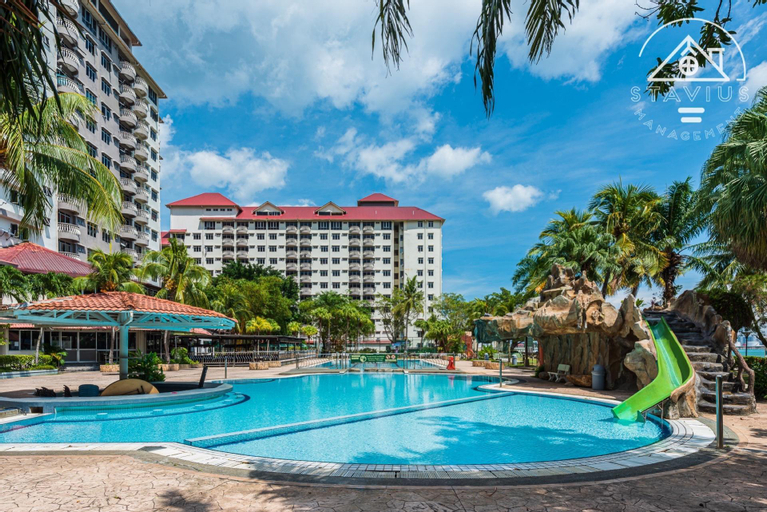 Port Dickson 10Pax 3BR Glory Beach Resort Seaview, Port Dickson