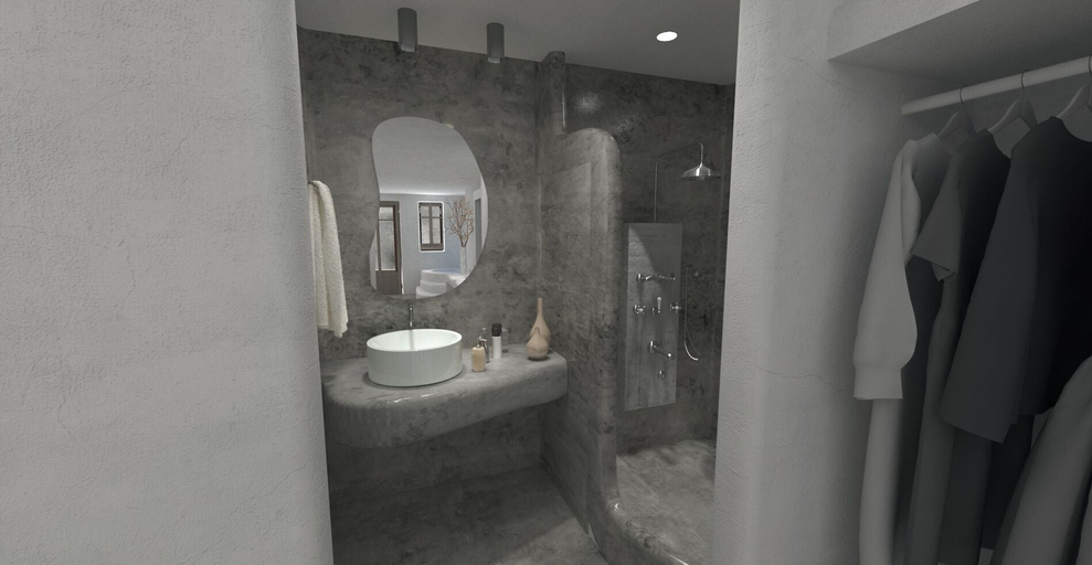 Bathroom 4, Terra Blanca Suites, South Aegean