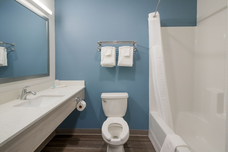 Bathroom 5, Woodspring Suites Detroit Sterling Heights, Macomb