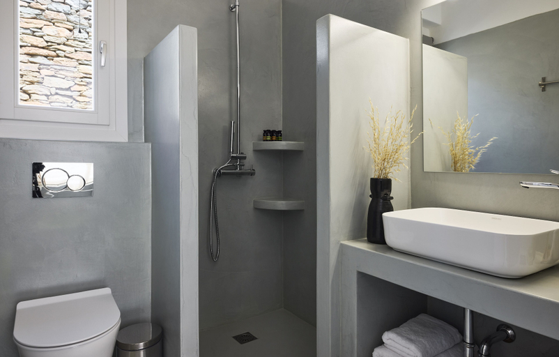 Bathroom 4, Ianemi Suites by K4 Kythnos, South Aegean