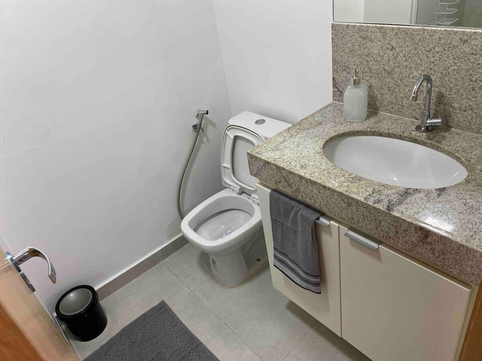 Bathroom 4, AP 1422 com Piscina, Academia e Coworking, Juiz de Fora