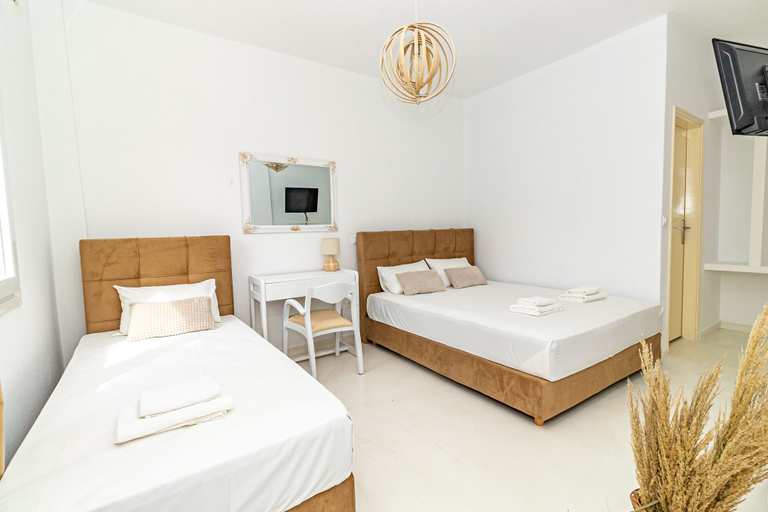 Bedroom 2, Theo Bungalows Kriopigi, Central Macedonia