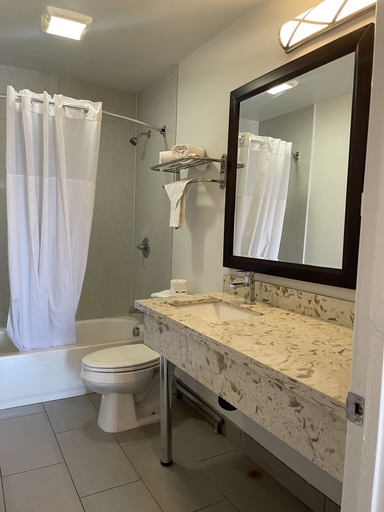 Bathroom 3, Motel 6 Yuba City, CA, Sutter