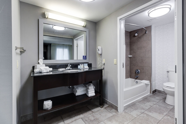Bathroom 3, Hampton Inn & Suites by Hilton Brantford Conference Centre, Brant
