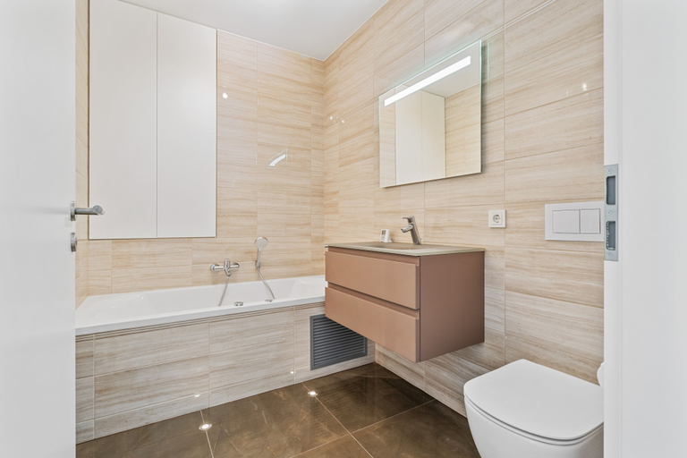 Bathroom 2, Stylish Apt in Cloche dOr w balconyID233, Luxembourg