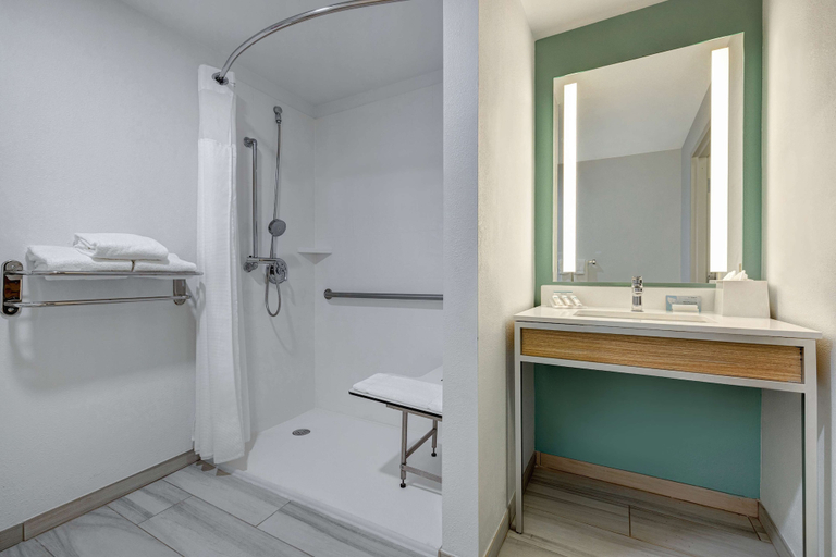Bathroom 4, Hilton Garden Inn Tampa Northwest/Oldsmar , Pinellas
