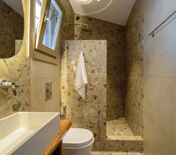 Bathroom 5, Vrachos Suites Mykonos, South Aegean