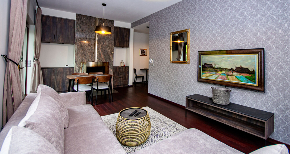 Bedroom 2, InPoint Old Town- Apartment with garden, Kraków City