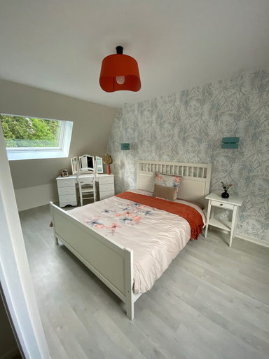 Bedroom 2, Domaine de Montloue, Finistère