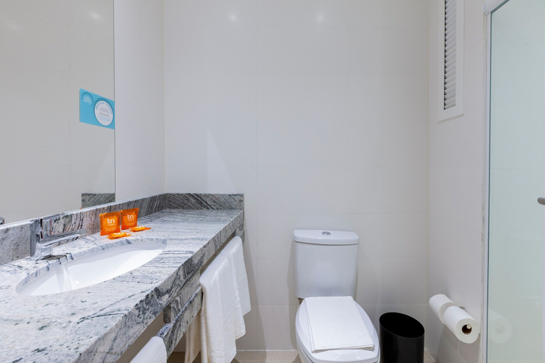 Bathroom 4, Tri Hotel Executive Osório, Osório