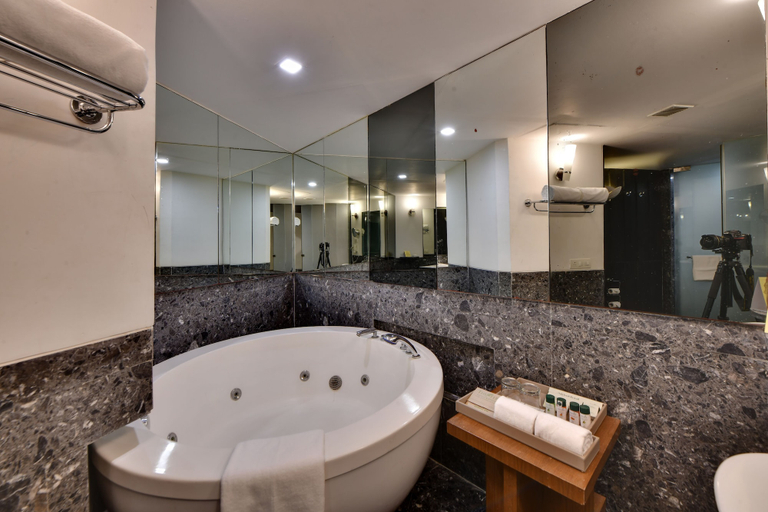 Bathroom 3, The Fern Residency Ahmedabad, Subhash Bridge, Series by Marriott, Ahmadabad