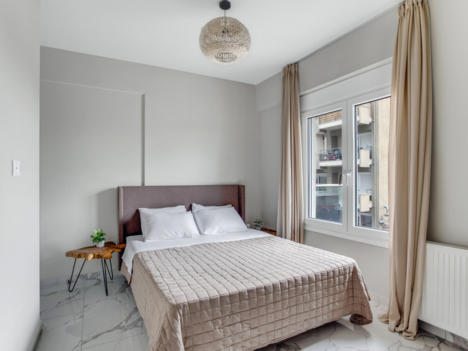 Bedroom 3, Sanders Old Port - Humble 1-bdr. Apt. w/ Balcony, Central Macedonia