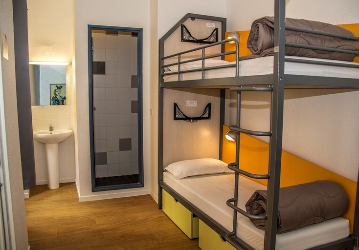 Bedroom 4, Auberge de Jeunesse HI Nice - Les Camélias, Alpes-Maritimes