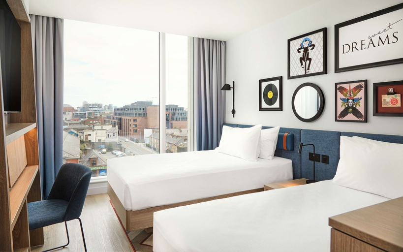 Bedroom 3, Hampton by Hilton Dublin City Centre, Dublin