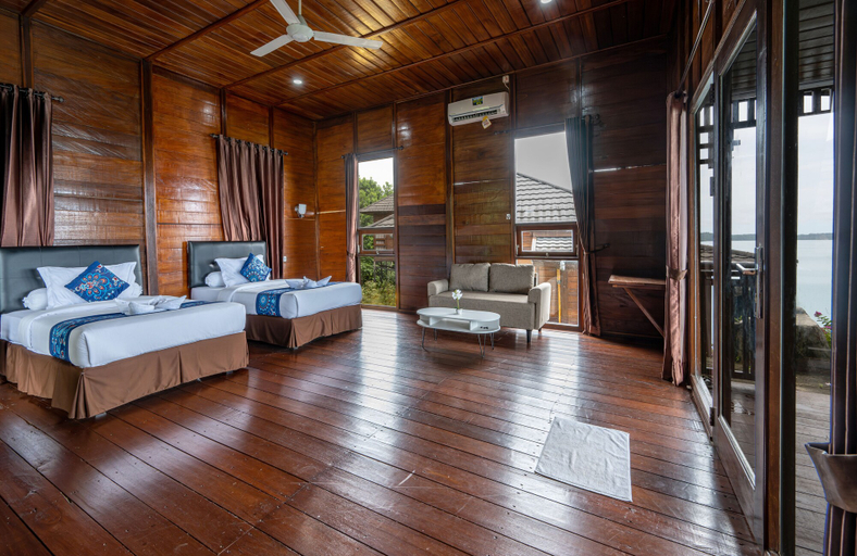 Bedroom 3, Noah Maratua Resort, Berau