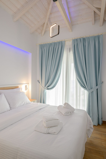 Bedroom 3, Vrachos Luxury Maisonettes, Epirus