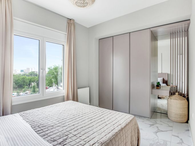 Bedroom 4, Sanders Old Port - Humble 1-bdr. Apt. w/ Balcony, Central Macedonia