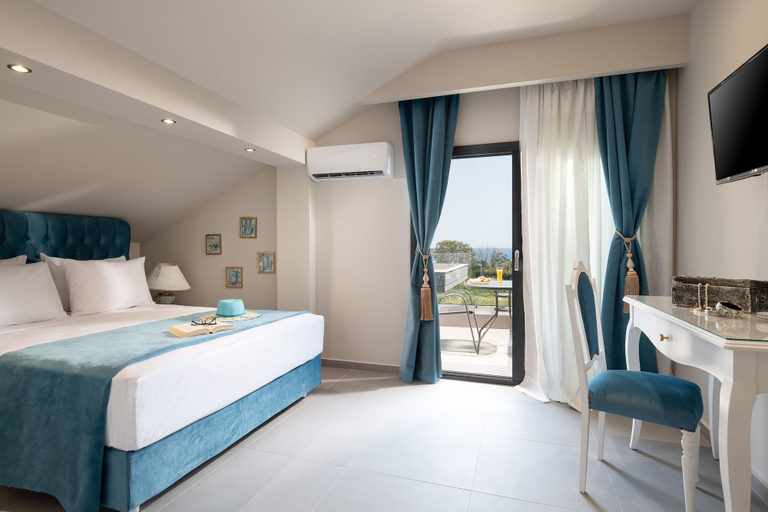 Bedroom 3, MYKONIATIKA VILLAS, Central Macedonia