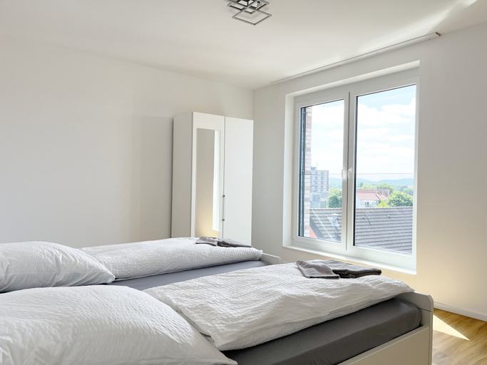 Bedroom 5, Stylish Apartments in Ibbenbüren, Steinfurt