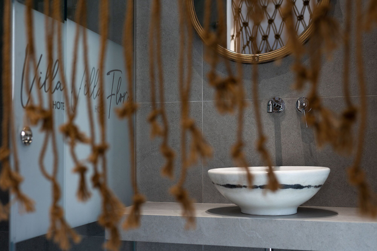 Bathroom 4, Hotel Villa Flora, South Aegean