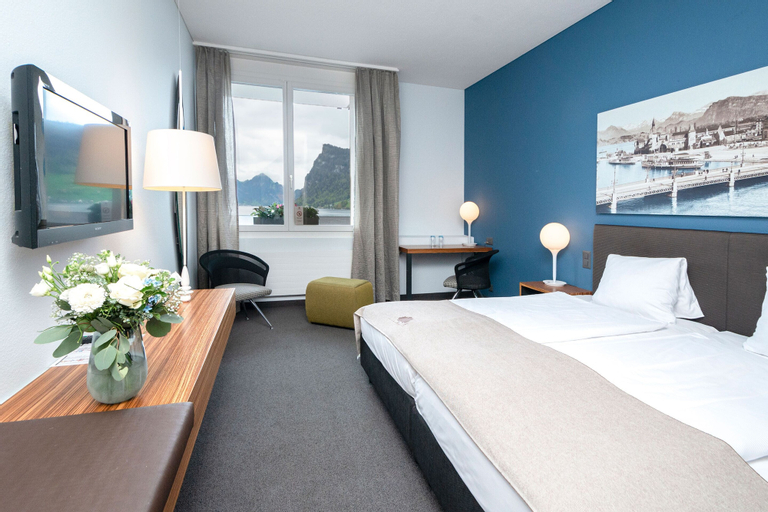 Bedroom 4, Seehotel Kastanienbaum, Luzern