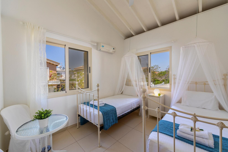 Bedroom 4, Protaras Artisan Seafront Villa 6
