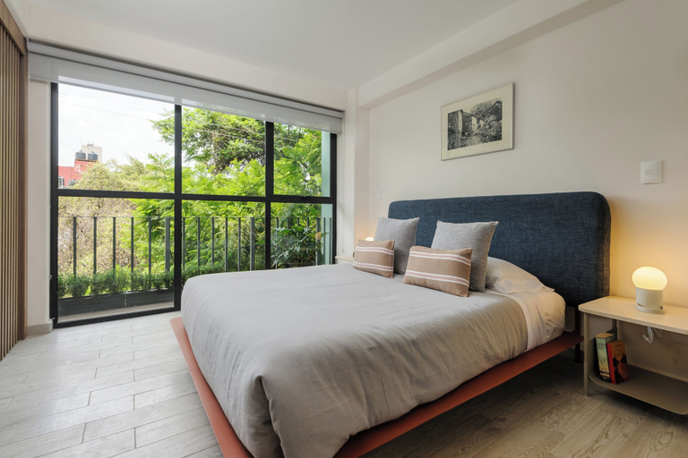 Bedroom 3, Choapan 28 - Lux Apartments in Condesa, Mexico City